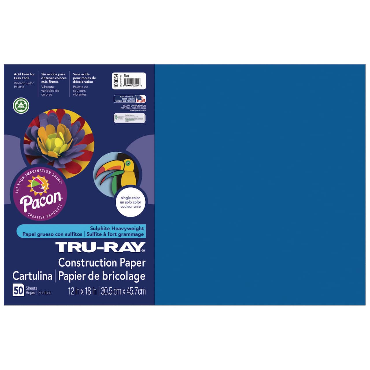 Tru-Ray® 12" x 18" Construction Paper, 50 Sheets